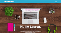 Desktop Screenshot of laurenwerner.com