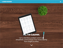 Tablet Screenshot of laurenwerner.com